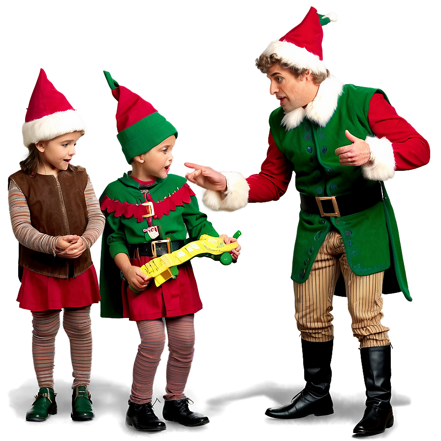Elf Teaching Younglings Png 86