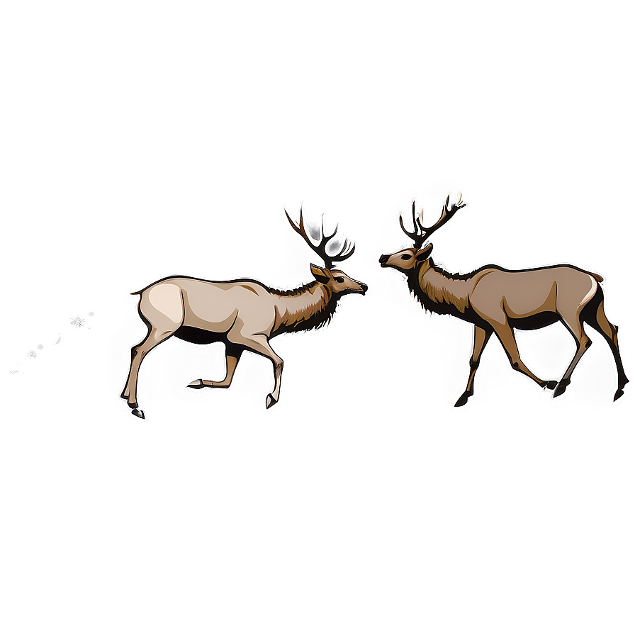Elk Running Png Lou