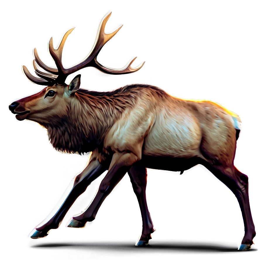 Elk Running Png Xnr