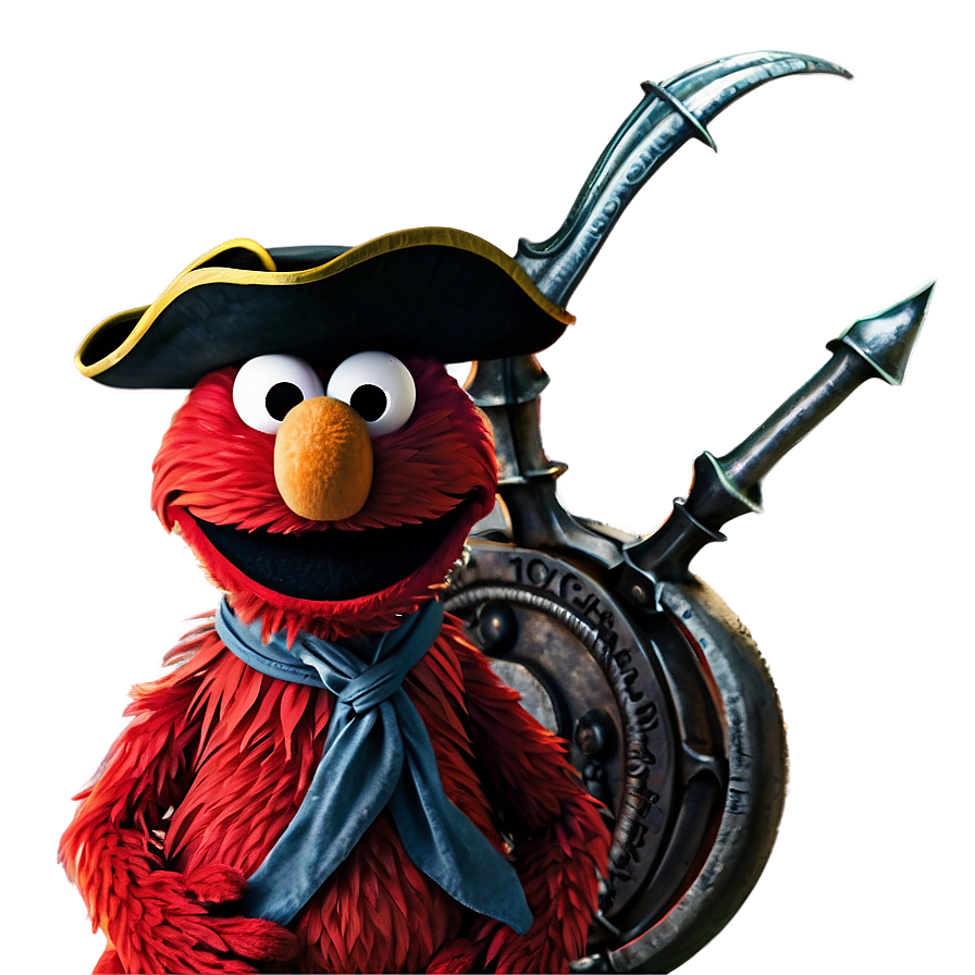 Elmo As A Pirate Png 05032024