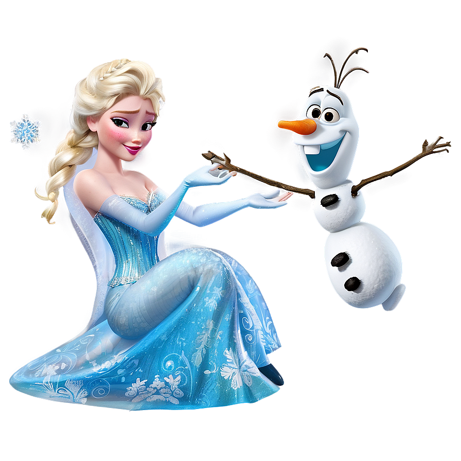 Elsa And Olaf Best Friends Png Tya43