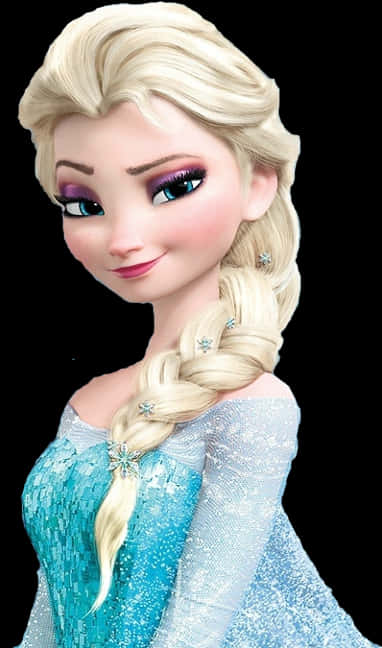 Elsa Frozen Character Portrait