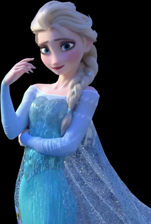 Elsa Frozen Character Pose