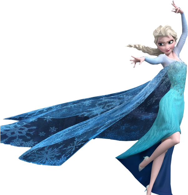 Elsa Frozen Character Pose