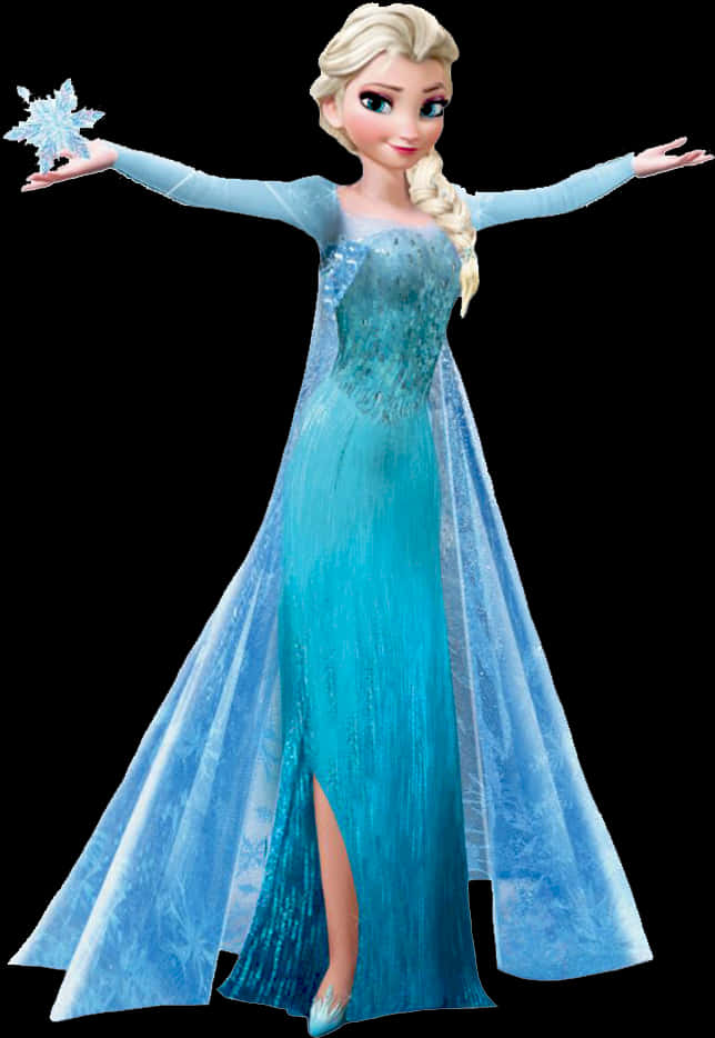 Elsa Frozen Character Pose