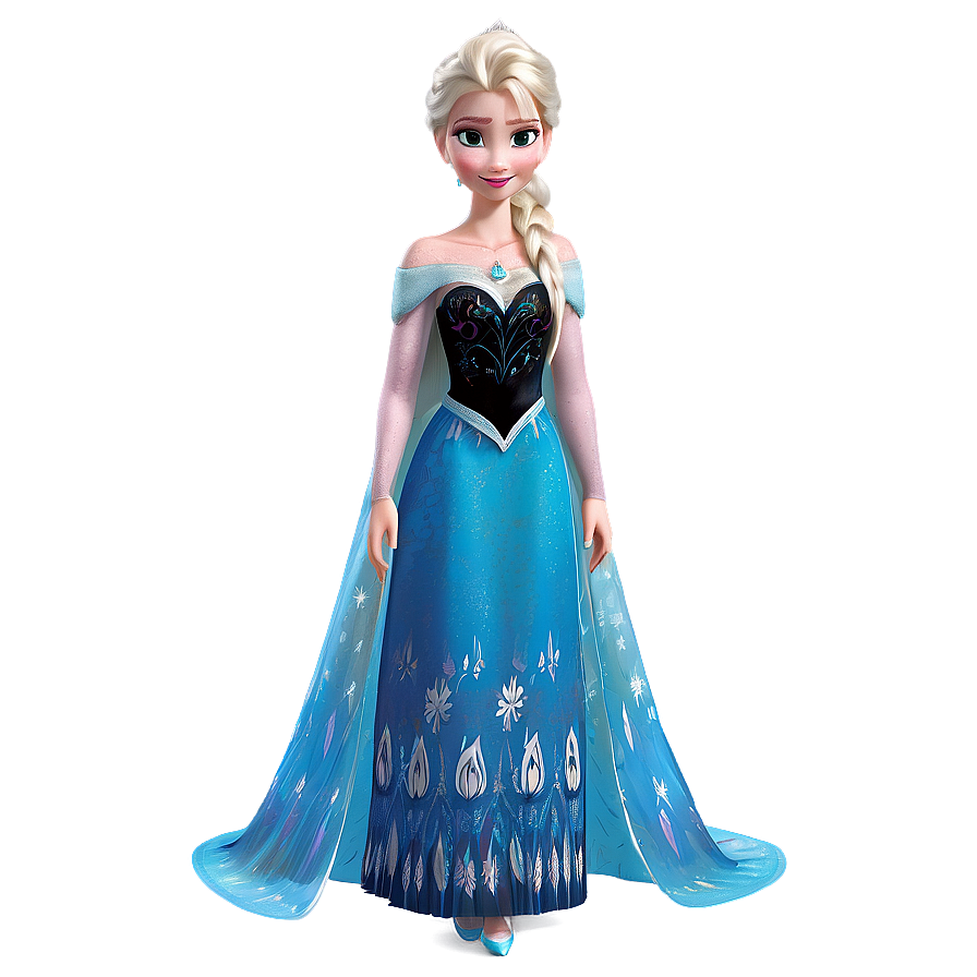 Elsa Frozen Coronation Dress Png Iqr