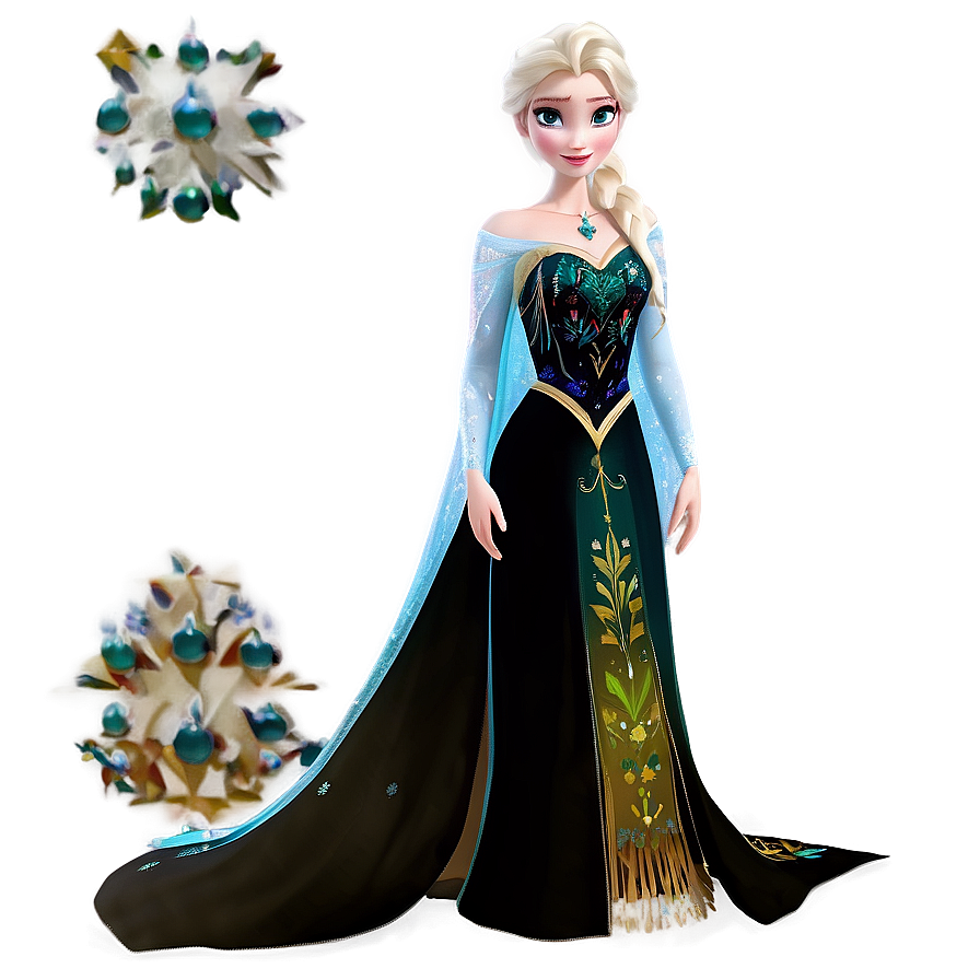 Elsa Frozen Queen Pose Png 06132024