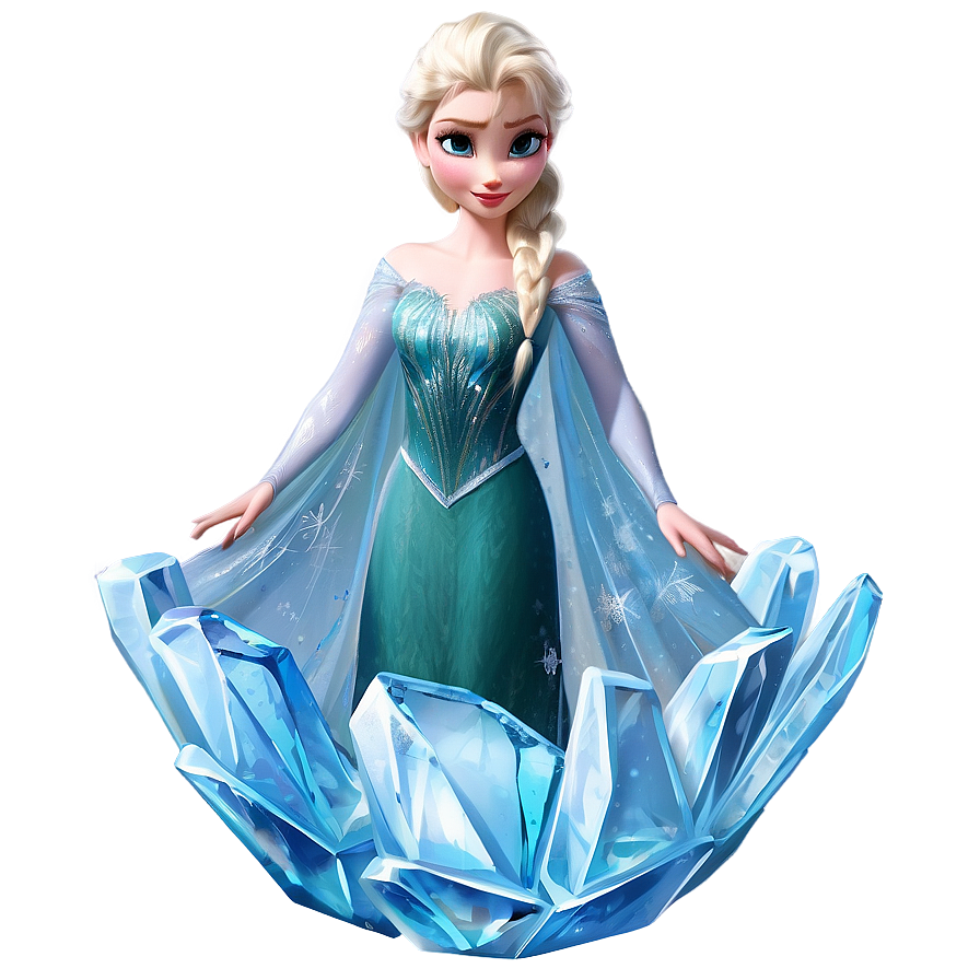 Elsa's Ice Diamond Png 05032024