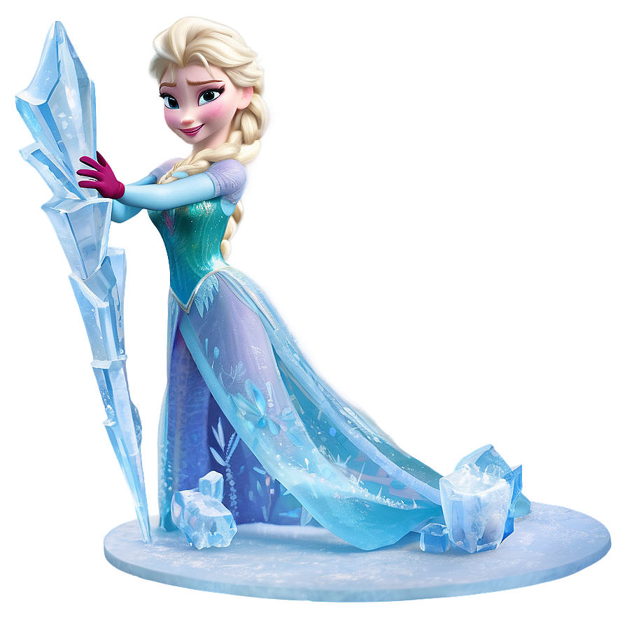 Elsa's Ice Sculpture Creation Png Cwb67