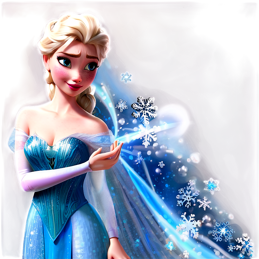 Elsa Snowflake Design Png 05212024