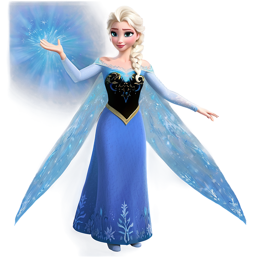 Elsa Winter Magic Aura Png 05212024