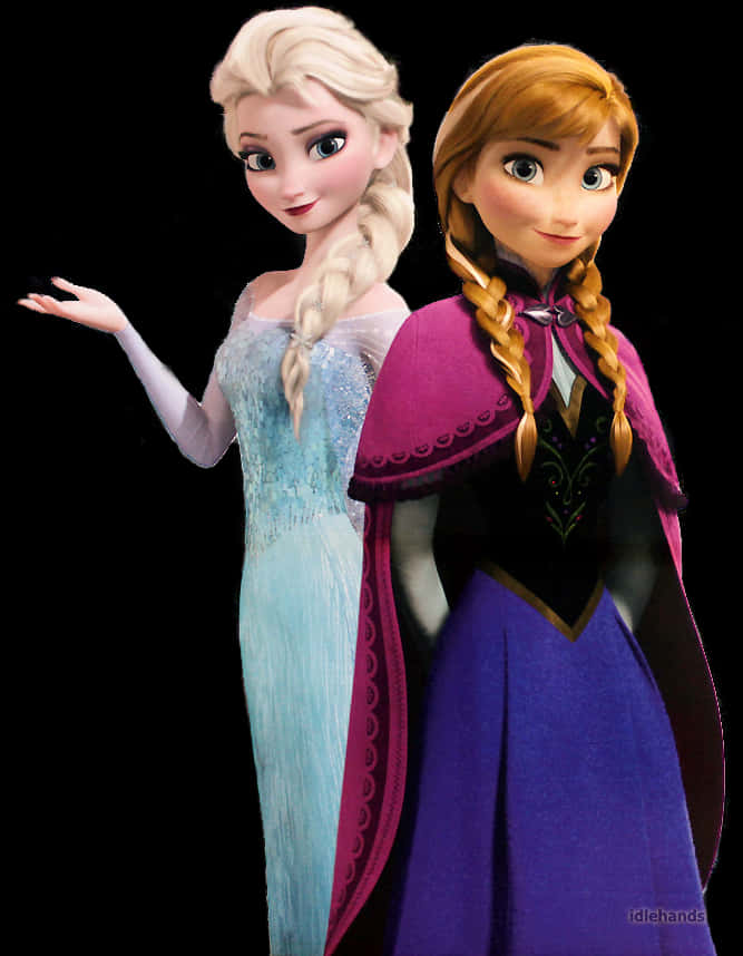 Elsaand Anna Frozen Sisters