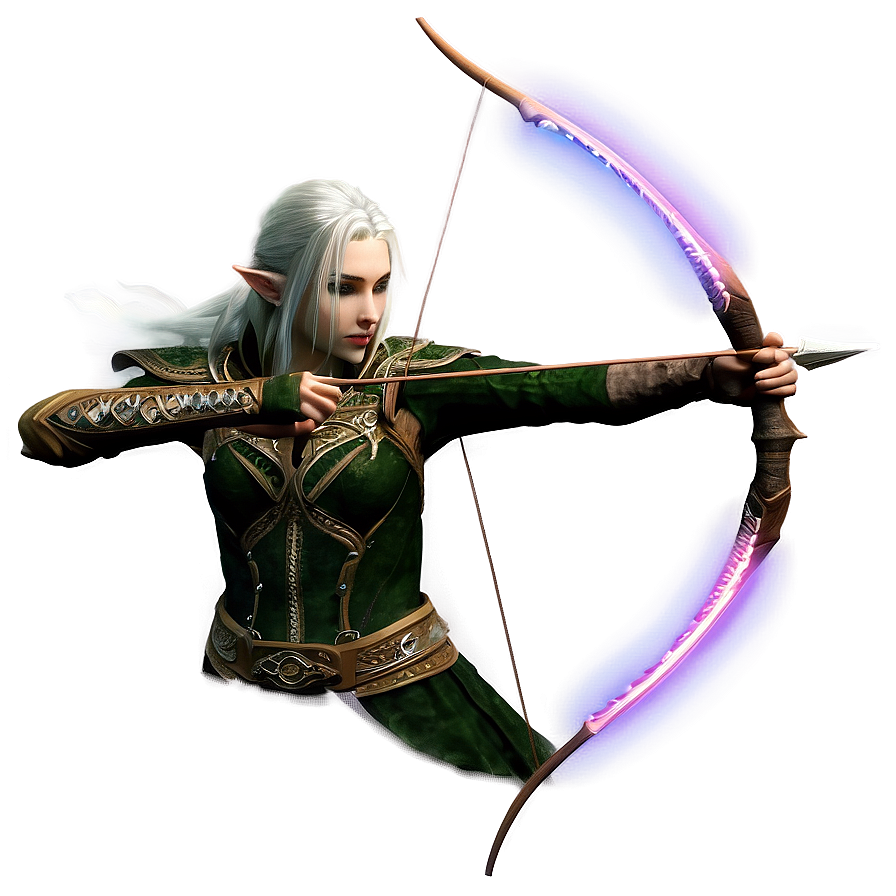 Elven Rogue Archer Png Cpw