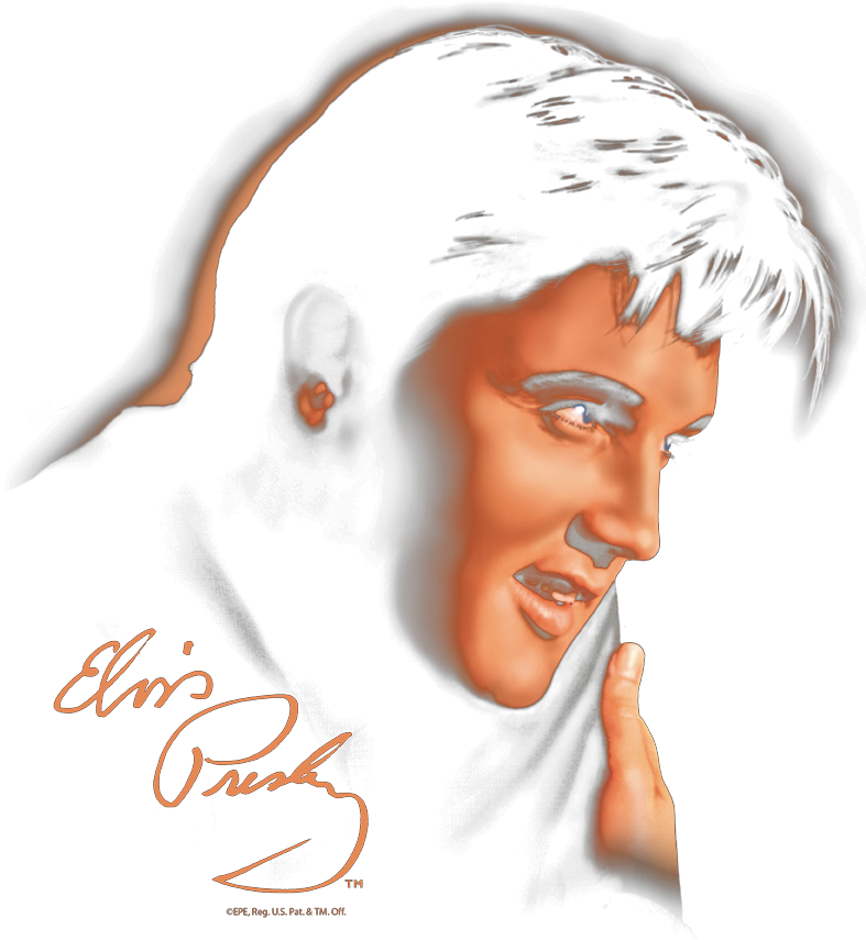 Elvis Presley Iconic Stylized Portrait