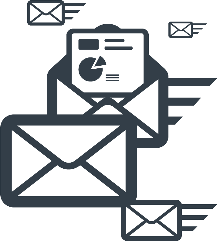 Email Communication Concept Graphic