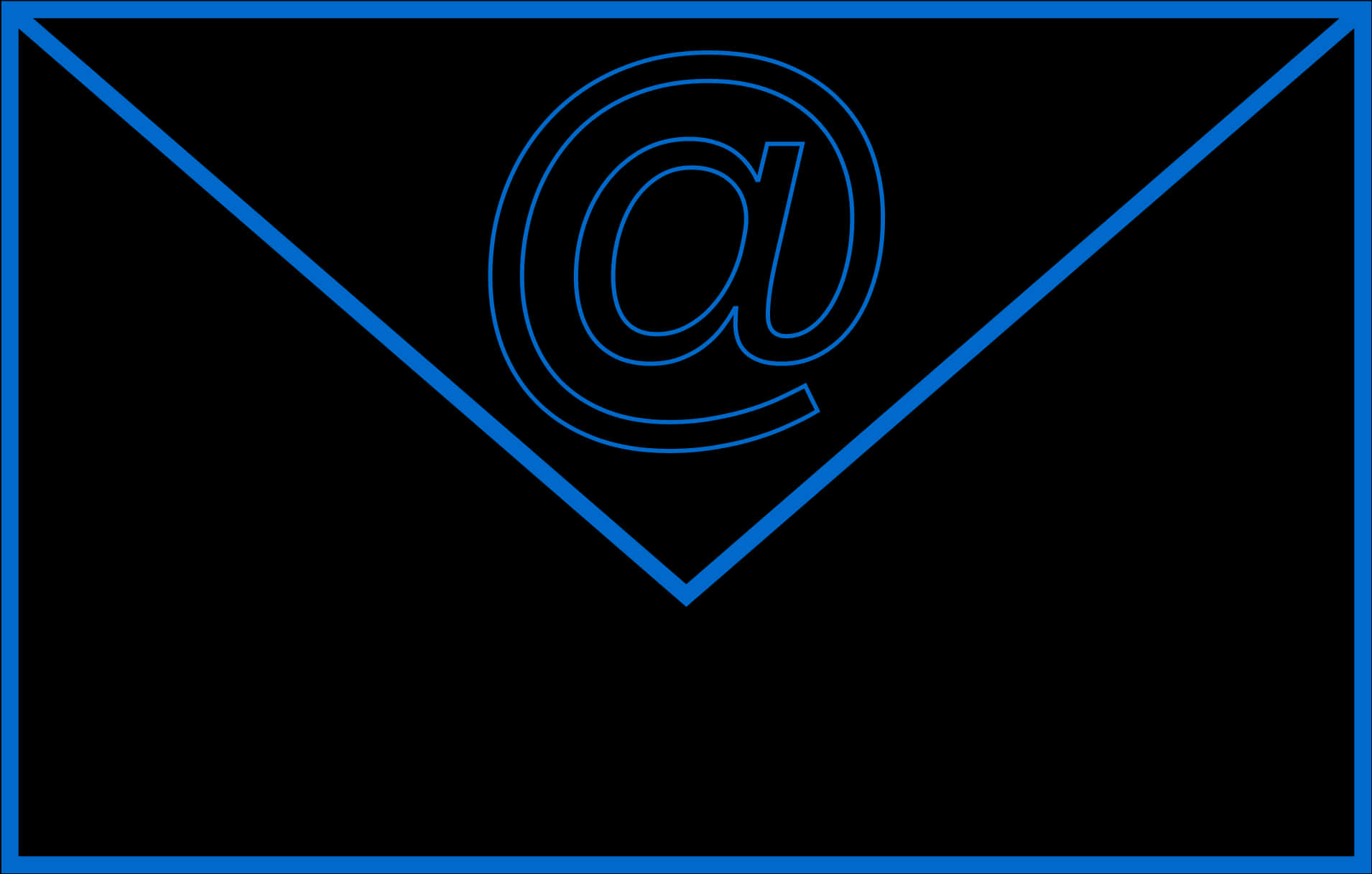 Email Envelope At Symbol Graphic