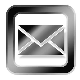 Email Icon Blackand Silver