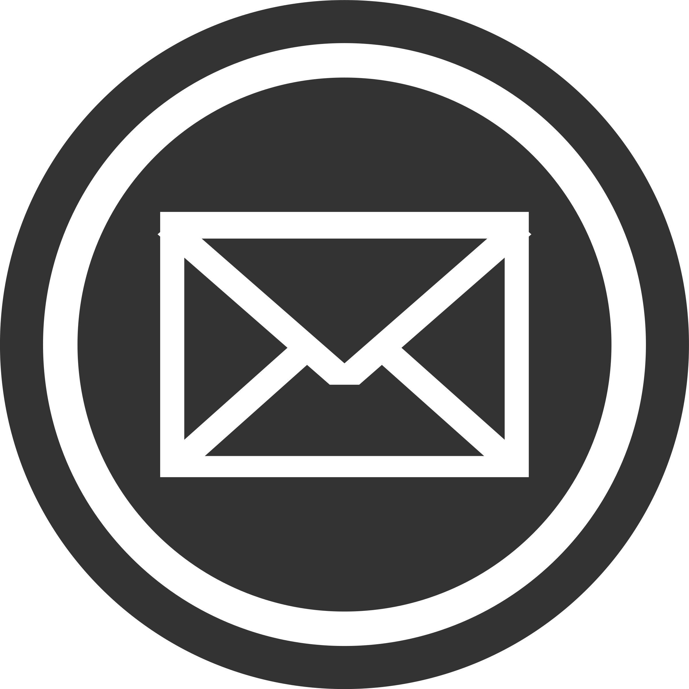 Email Icon Blackand White