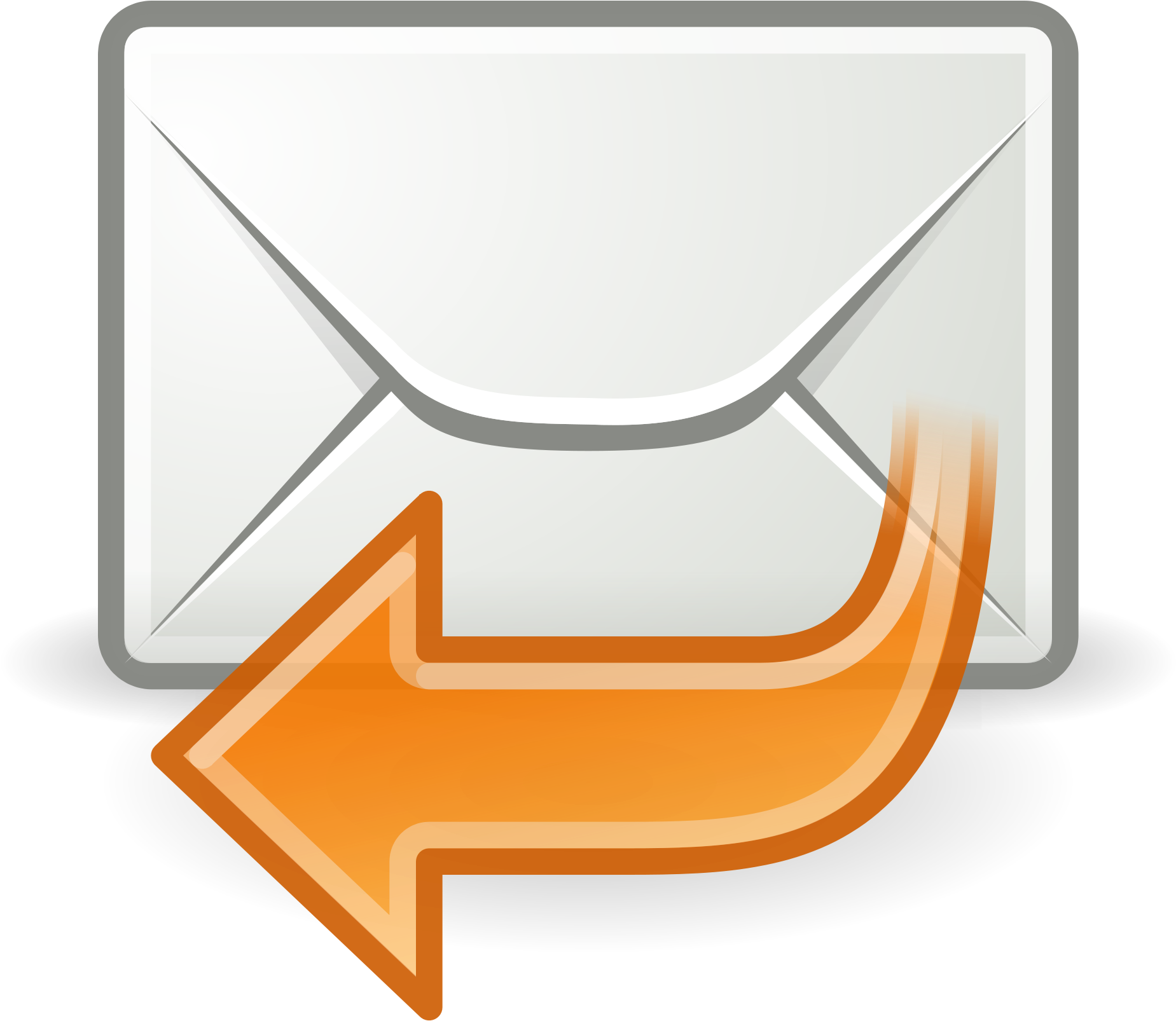 Email Iconwith Reply Arrow