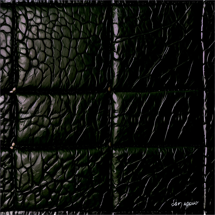 Embossed Black Leather Png Fuv