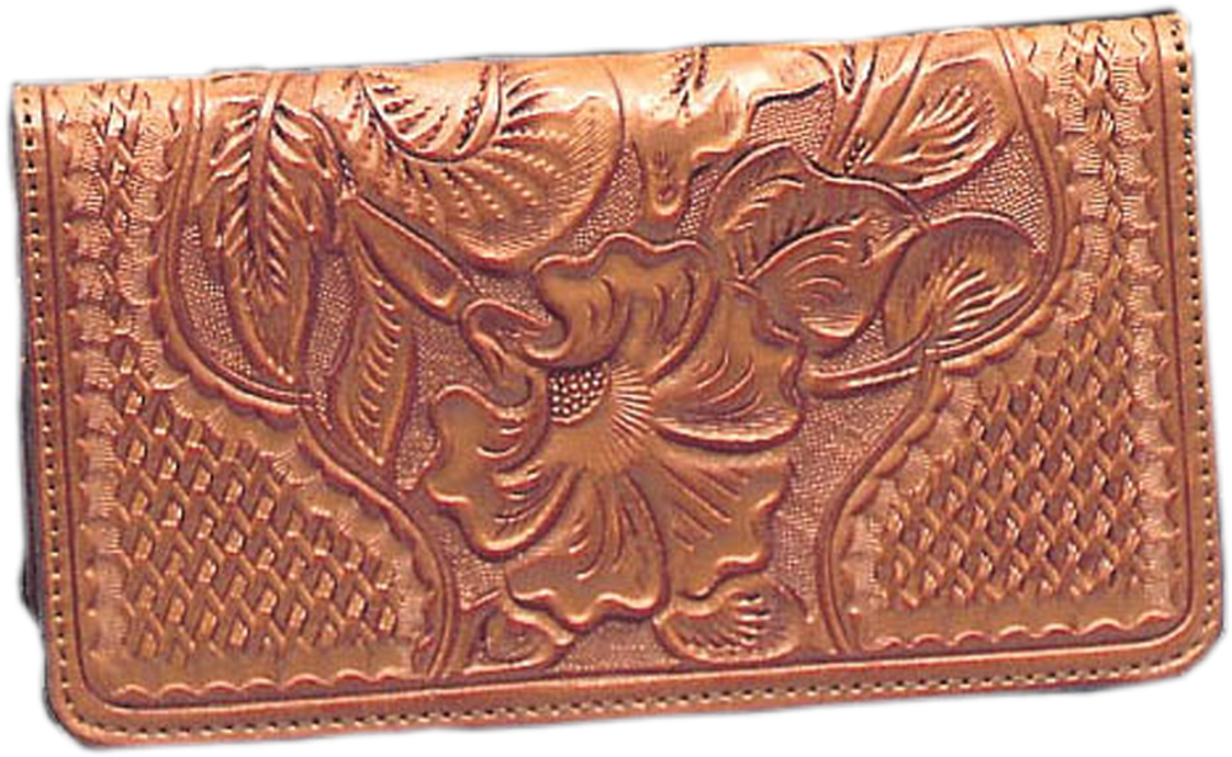 Embossed Leather Wallet