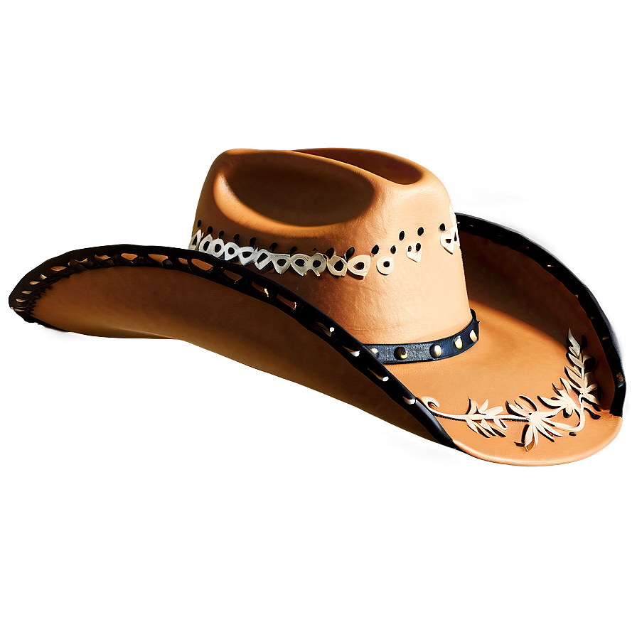 Embroidered Cowboy Hat Png 56