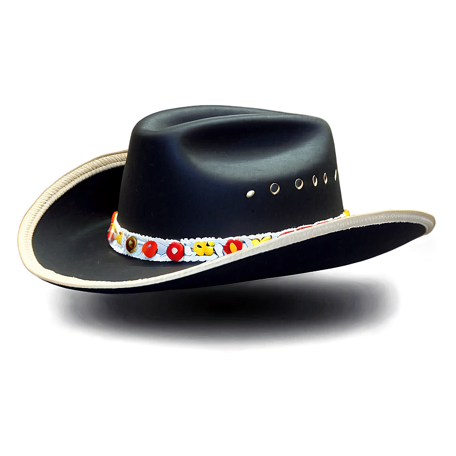 Embroidered Cowboy Hat Png Iqa12