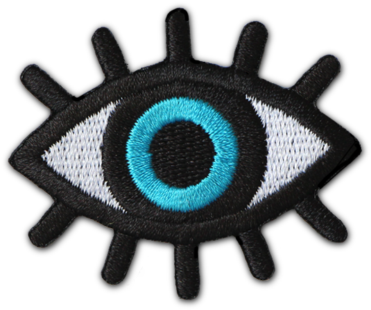 Embroidered Evil Eye Patch