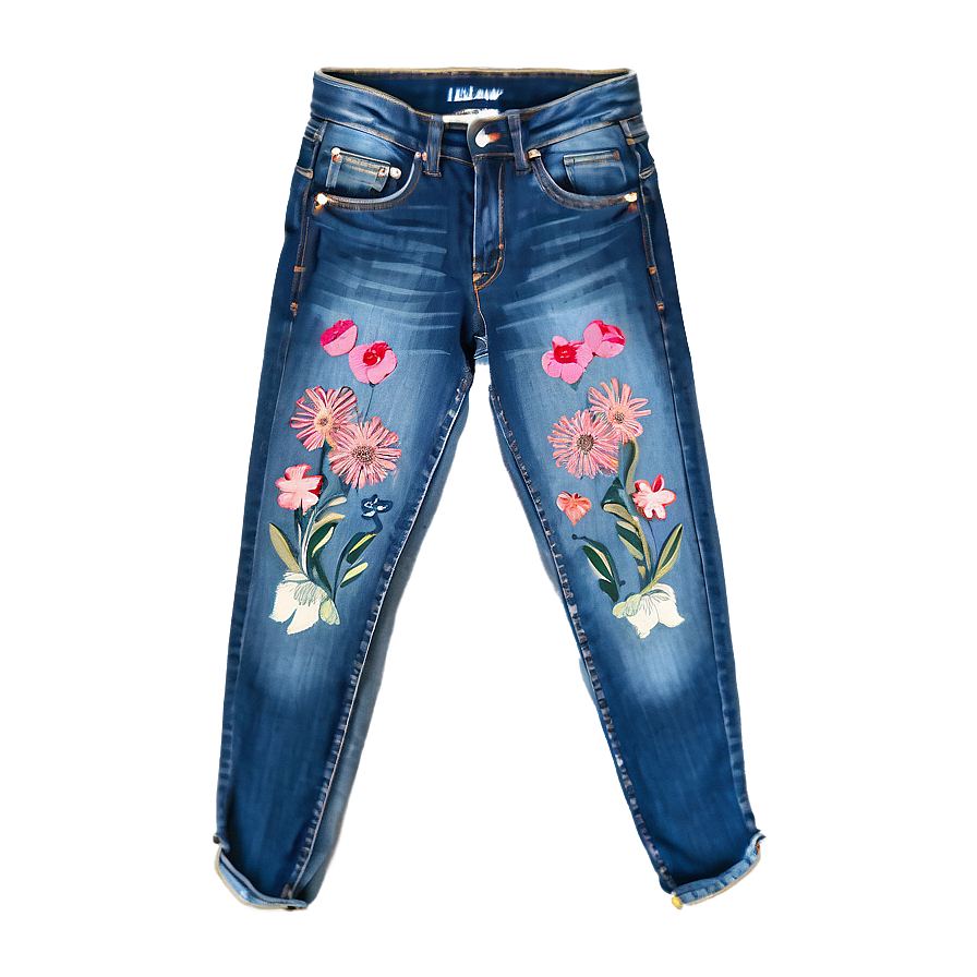 Embroidered Jean Png 06252024