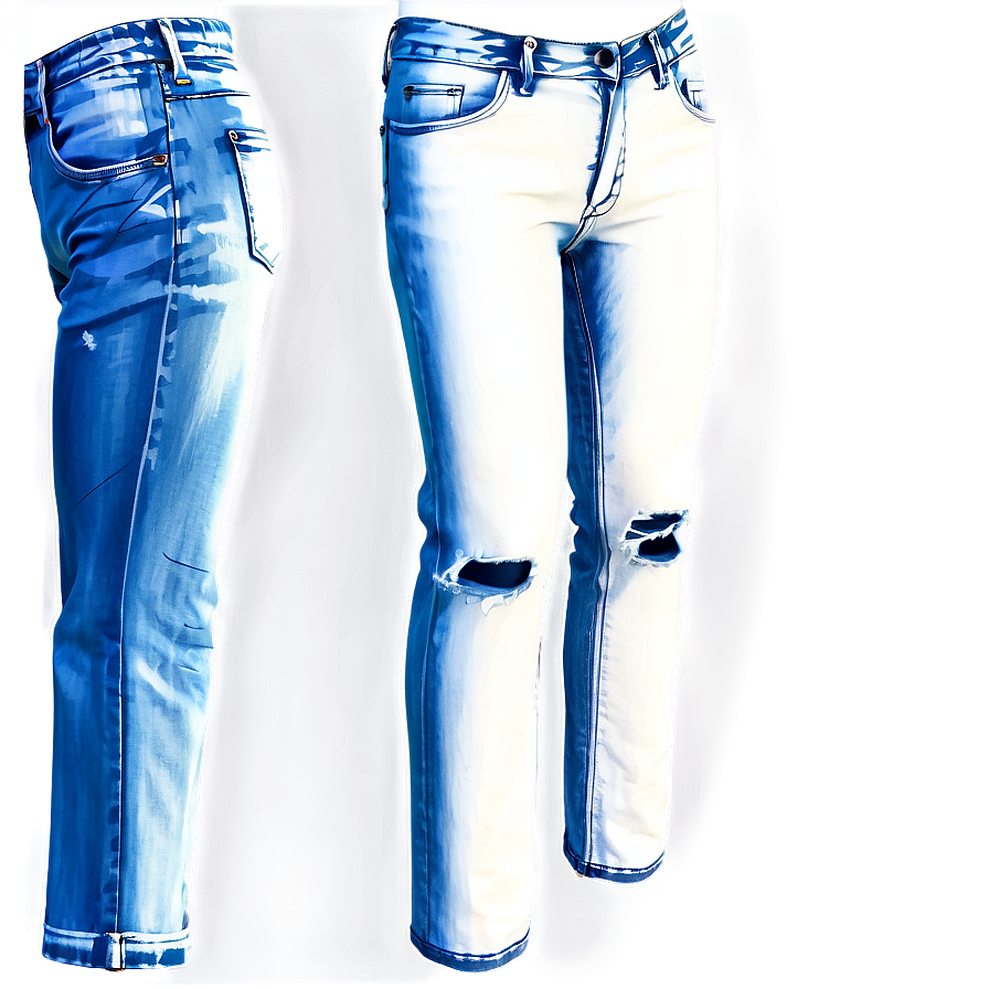 Embroidered Jeans Png Onb59