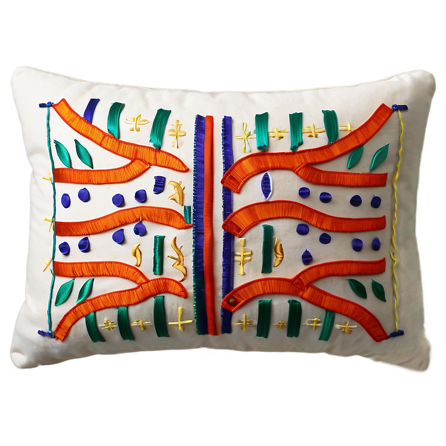 Embroidered Pillow Png 05252024