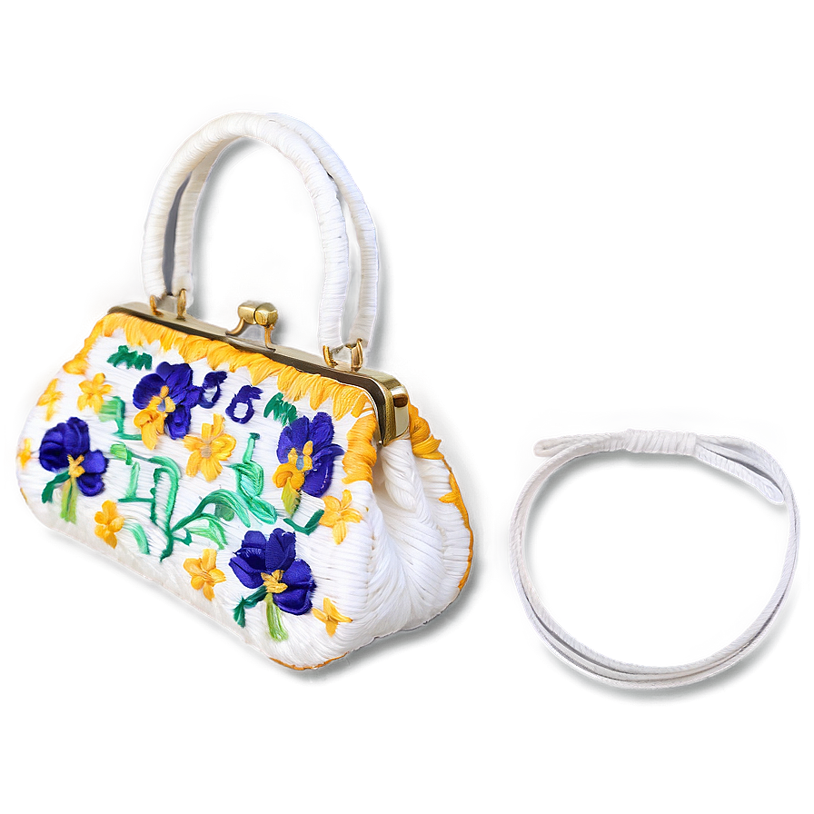 Embroidered Purse Png Mwl