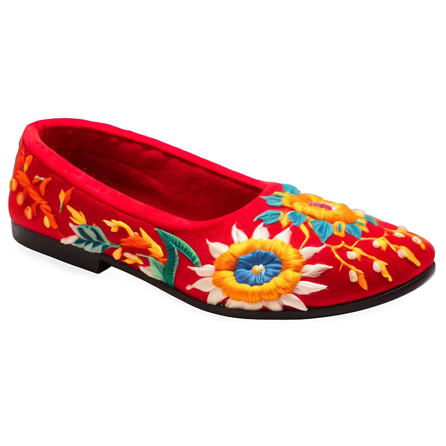 Embroidered Slippers Png 06202024