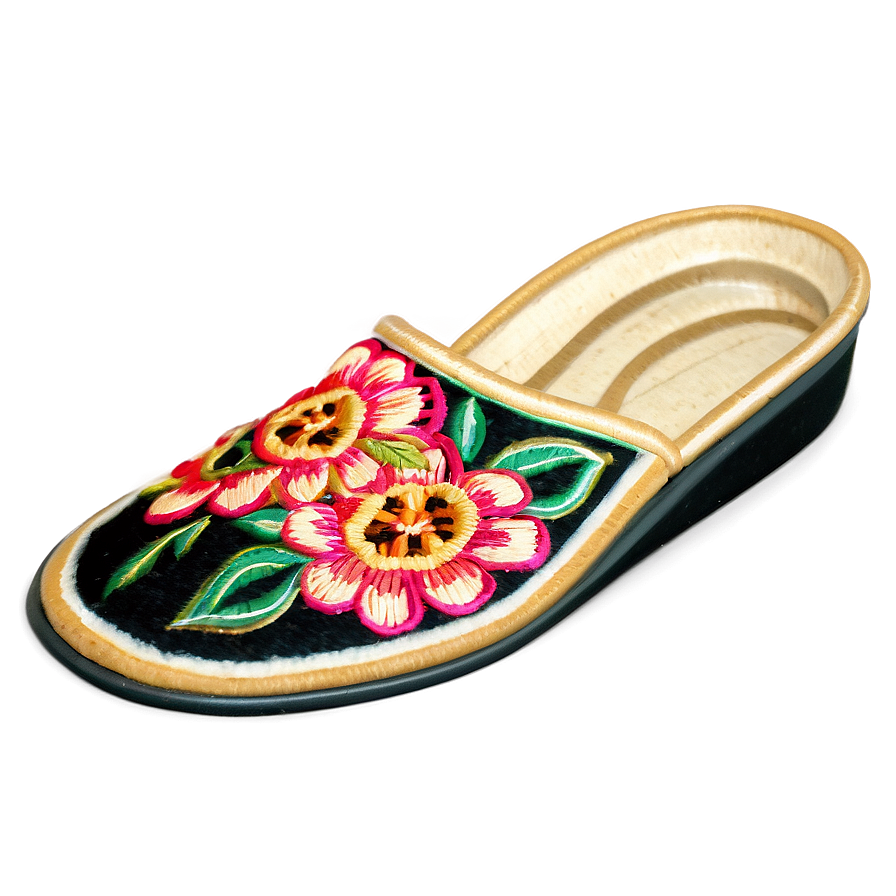 Embroidered Slippers Png Ubg38