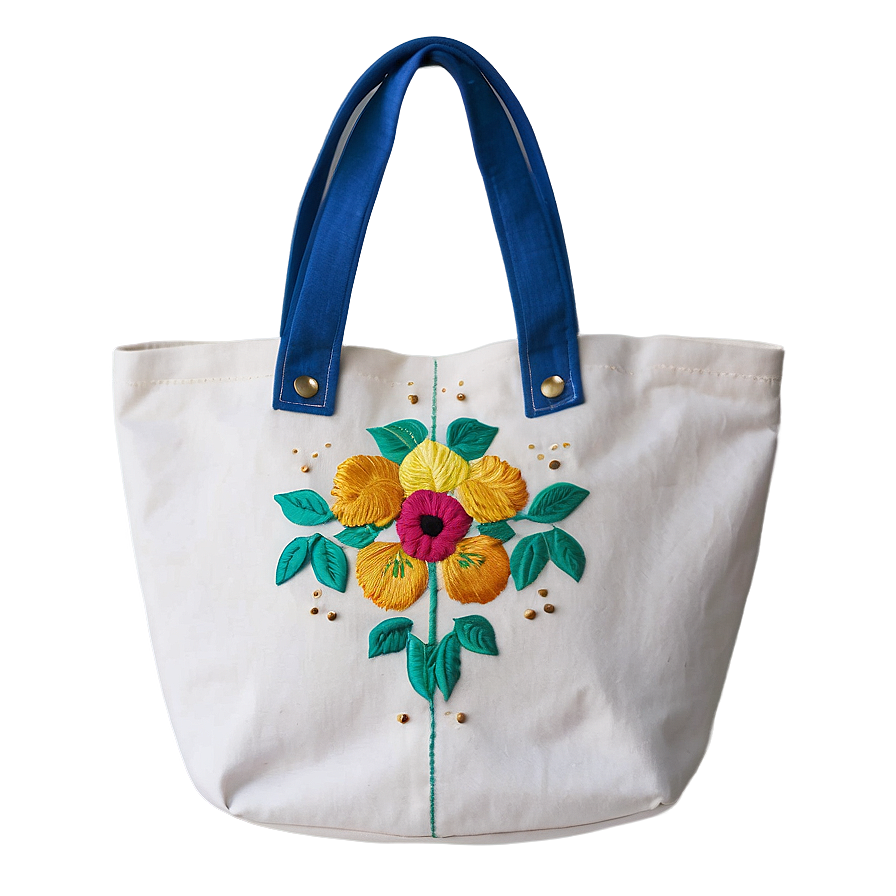 Embroidered Tote Bag Png Rtm17