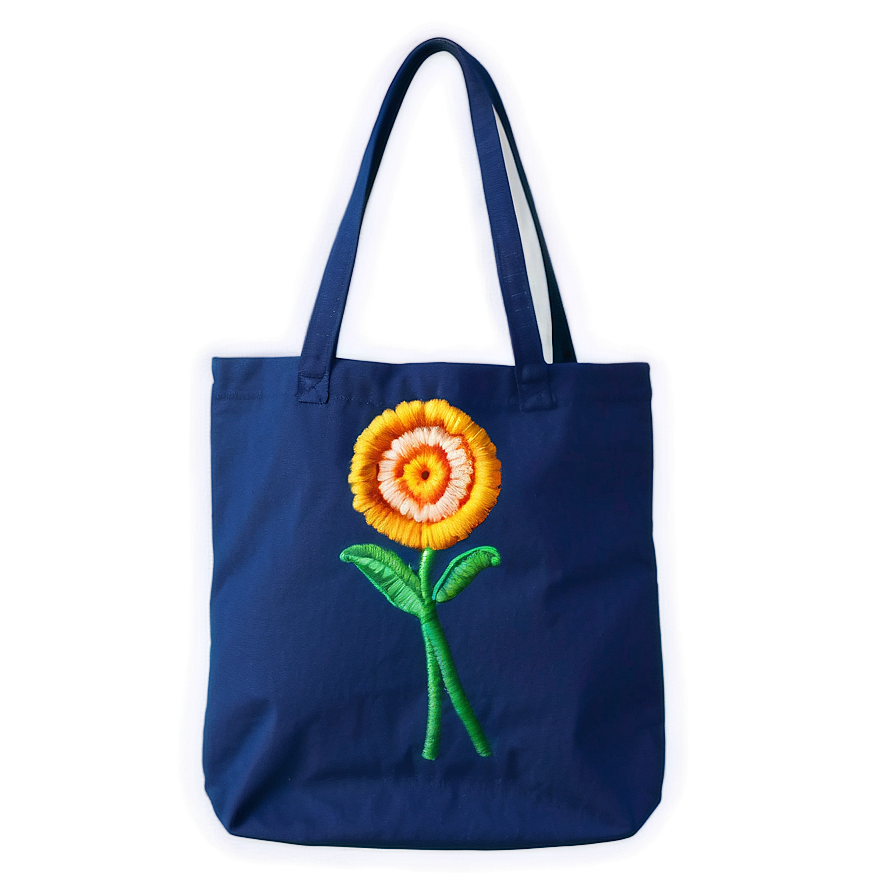 Embroidered Tote Bag Png Tdq
