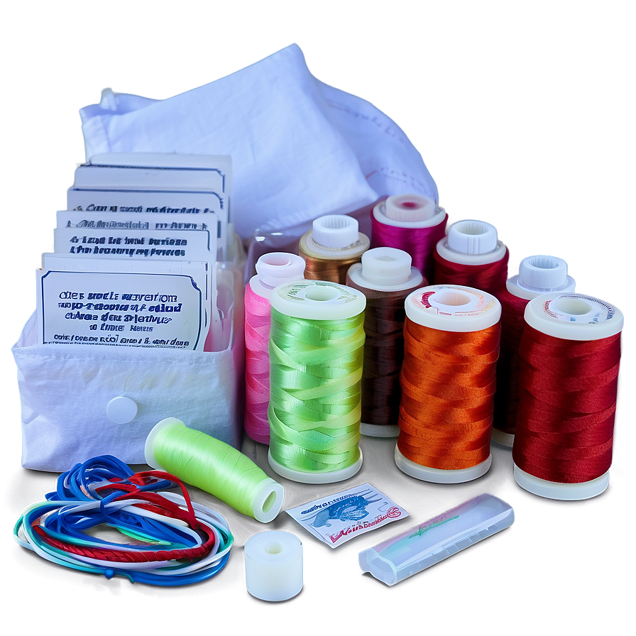 Embroidery Kit Contents Png Lom