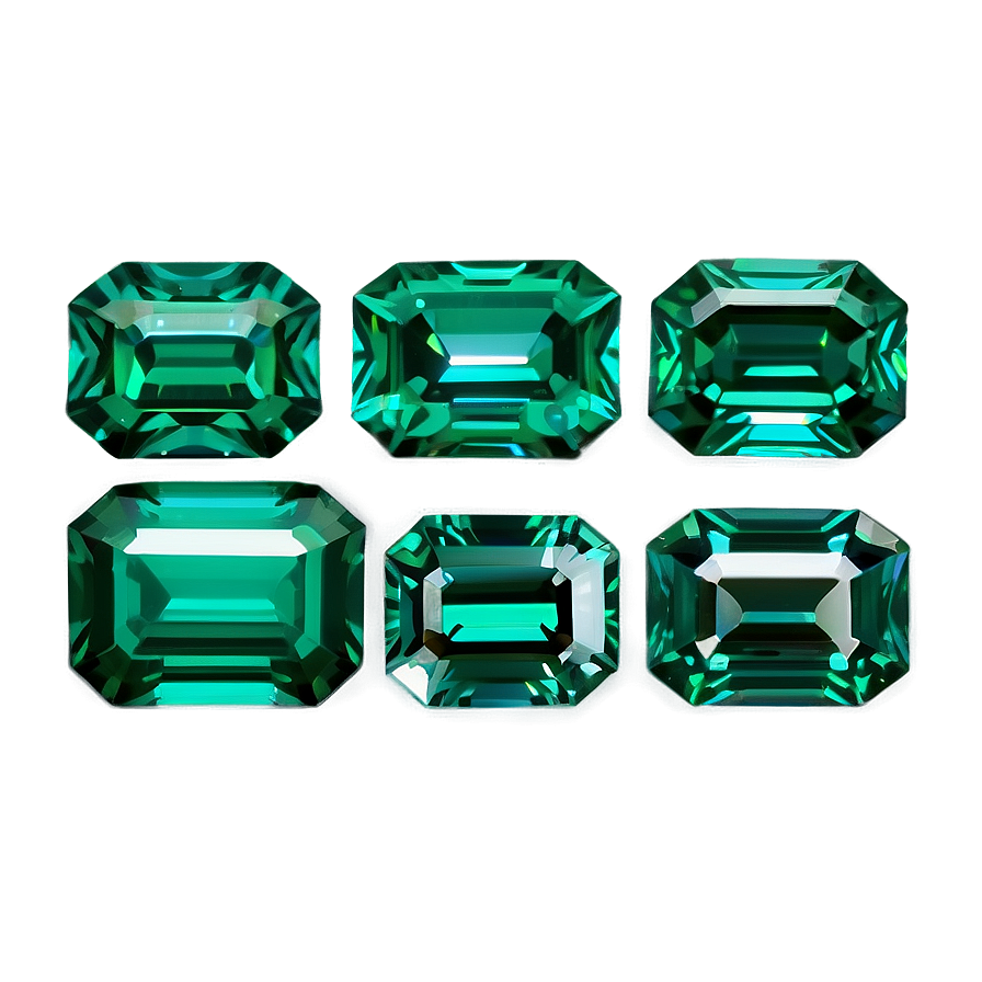Emerald Cut Diamonds Png Nkl45
