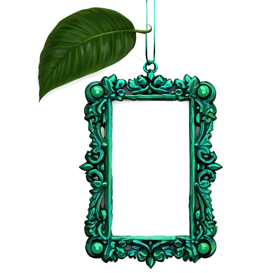 Emerald Green Frame Png 06262024