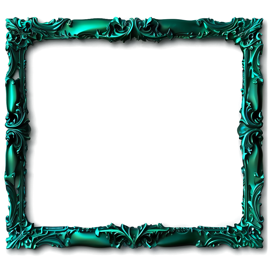 Emerald Green Frame Png 40