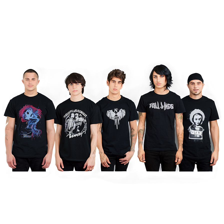 Emo Band Shirt Png 18