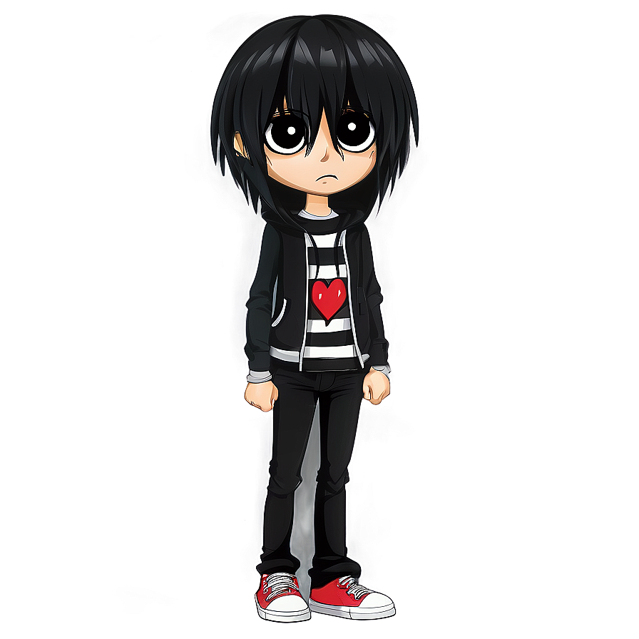 Emo Cartoon Drawing Png 05212024