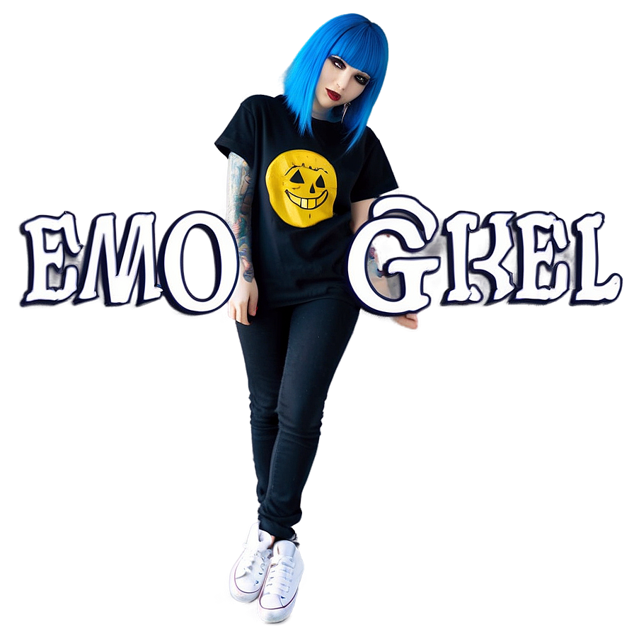 Emo Girl Shirt Png 06132024