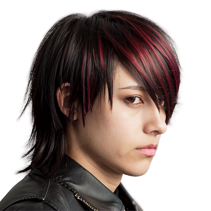 Emo Hair Undercut Style Png Bdj91