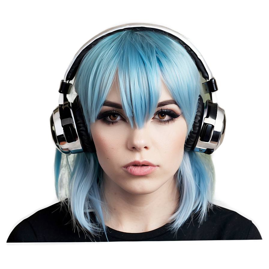 Emo Hair With Earmuffs Png 05252024