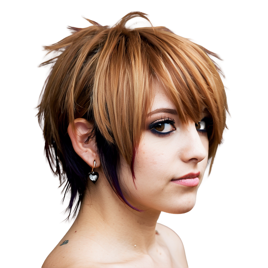 Emo Hair With Piercings Png Lsx