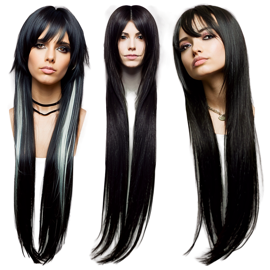 Emo Hair With Streaks Png 05252024