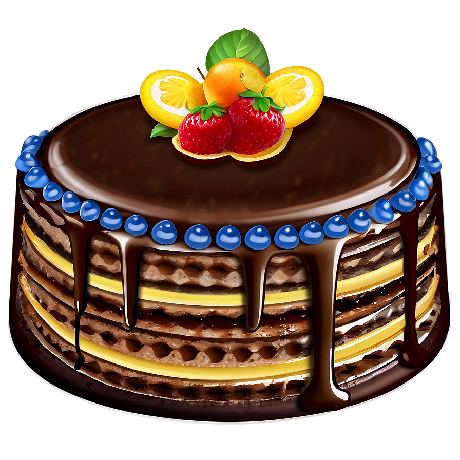 Emoji Chocolate Cake Png 06262024