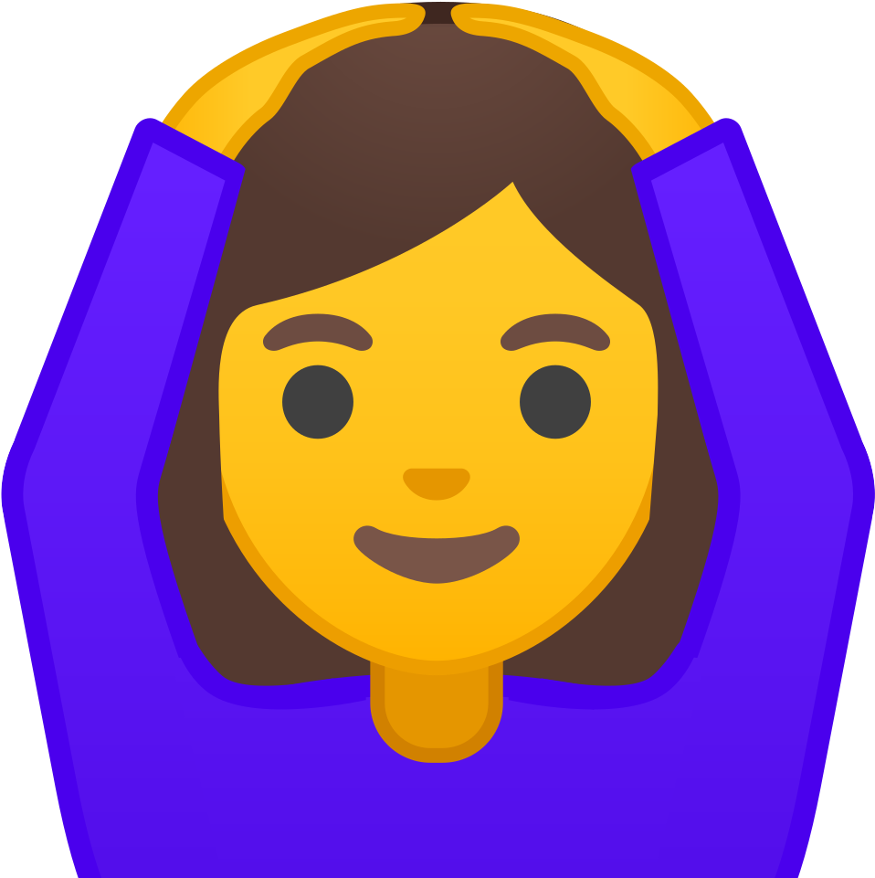 Emoji Girl Holding Head In Hands