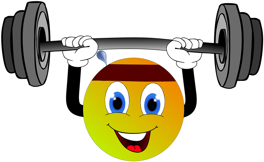 Emoji Lifting Weights